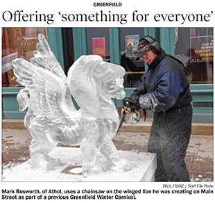 Ice Carving at Winter Carnival