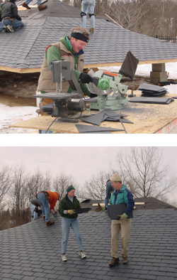 Energy Park Roof Construction