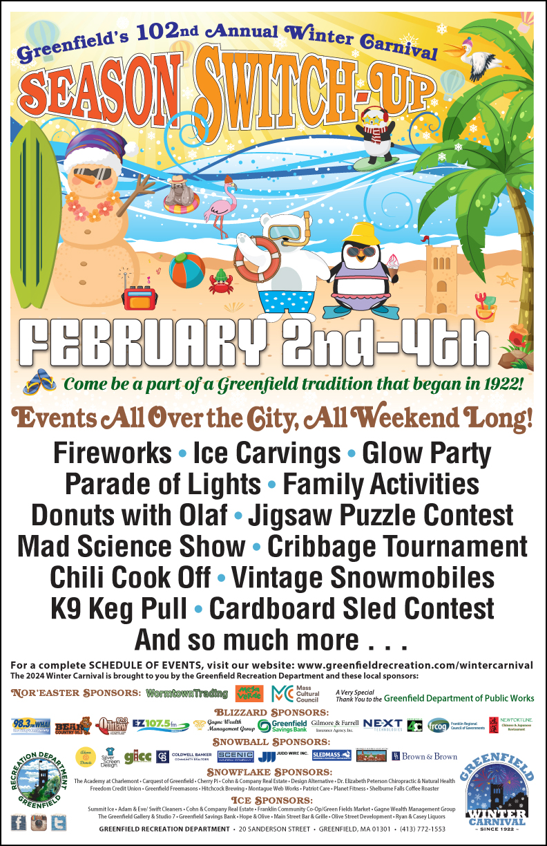 Greenfield Recreation Department l Annual Winter Carnival